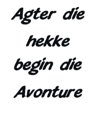 AGTER DIE HEKKE