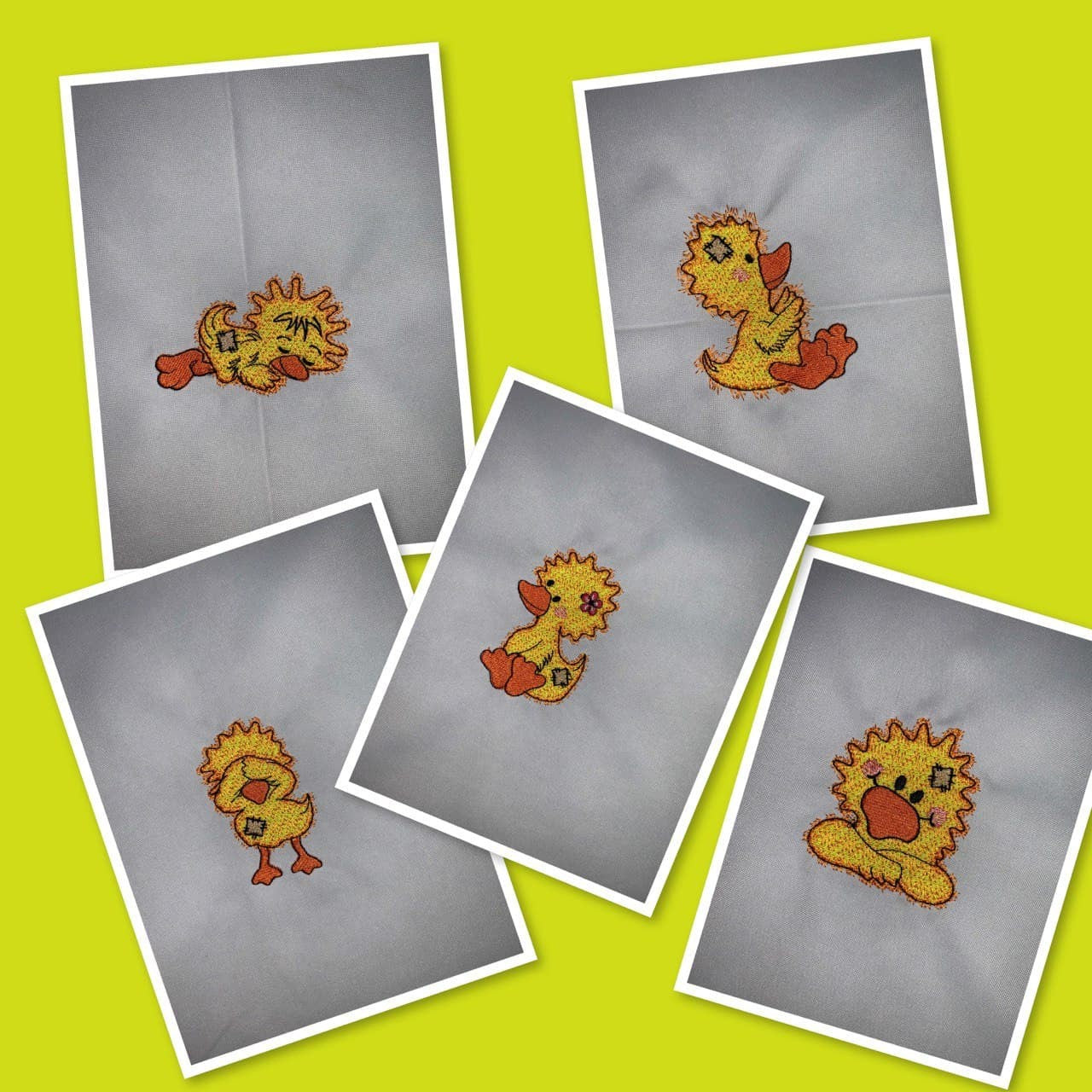 APPLIQUE DUCKLINGS SET