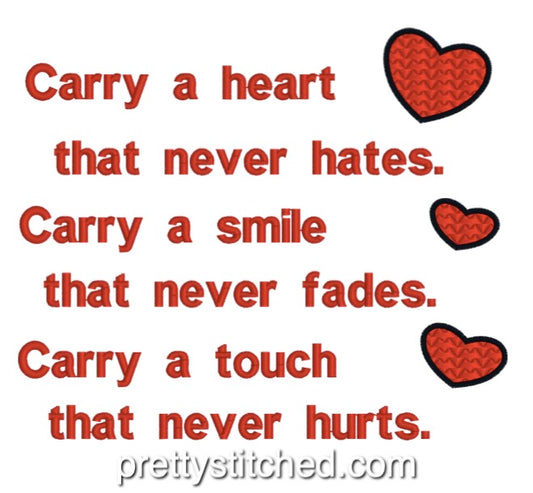 Carry a heart