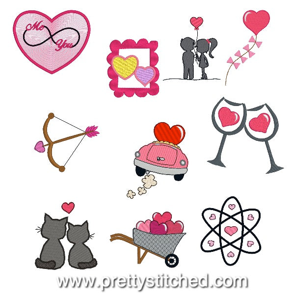 VALENTINE DOODLES SET 4